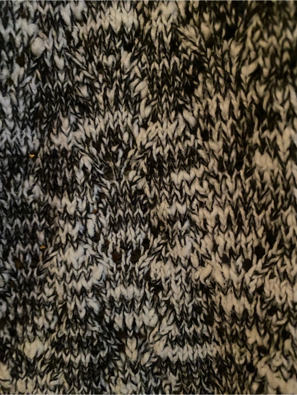Belldini Size M Marled Knit Open Front 3/4 Sleeve Cardigan - Picture 4 of 9